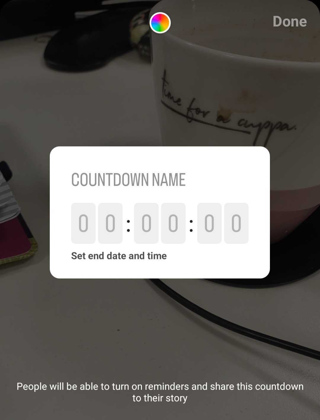 Go-Live Count Down Reminder