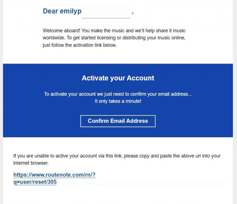 How do I activate my RouteNote account? - RouteNote Support Hub