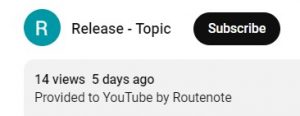 Why is my release on a Release topic channel on YouTube? - RouteNote ...