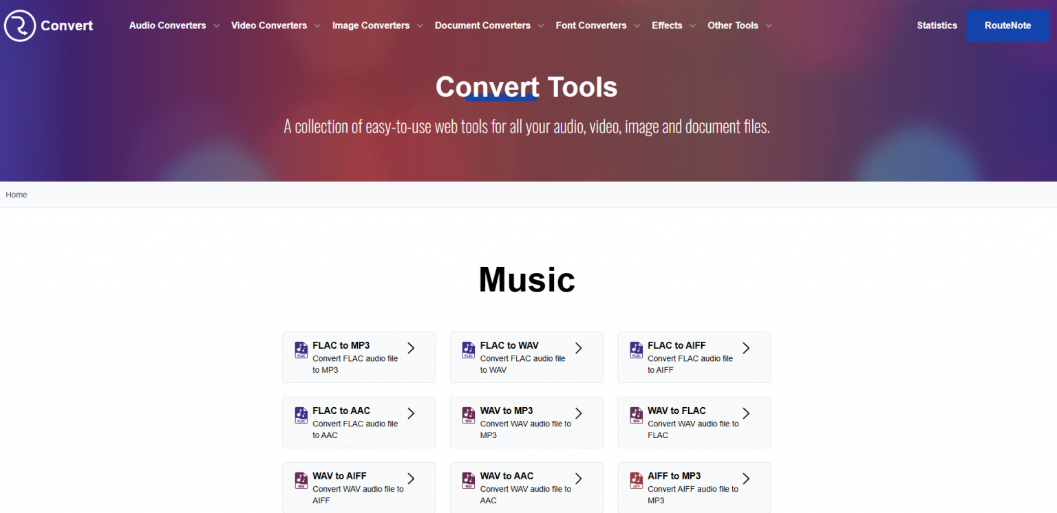 What is RouteNote Convert? - RouteNote Support Hub