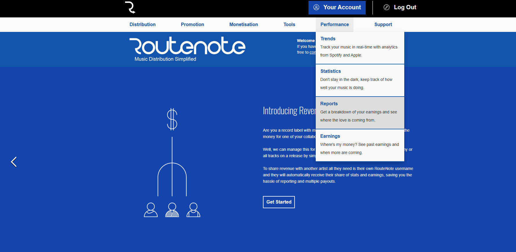 Routenote Number Where can I find and download my reports? - RouteNote Support Hub